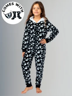 Family Matching Boo-tiful Hoodie Onesie Pajamas Set -Kid's Apparel Sales 10 1f402632 1120 472e 8503 743f045b45af