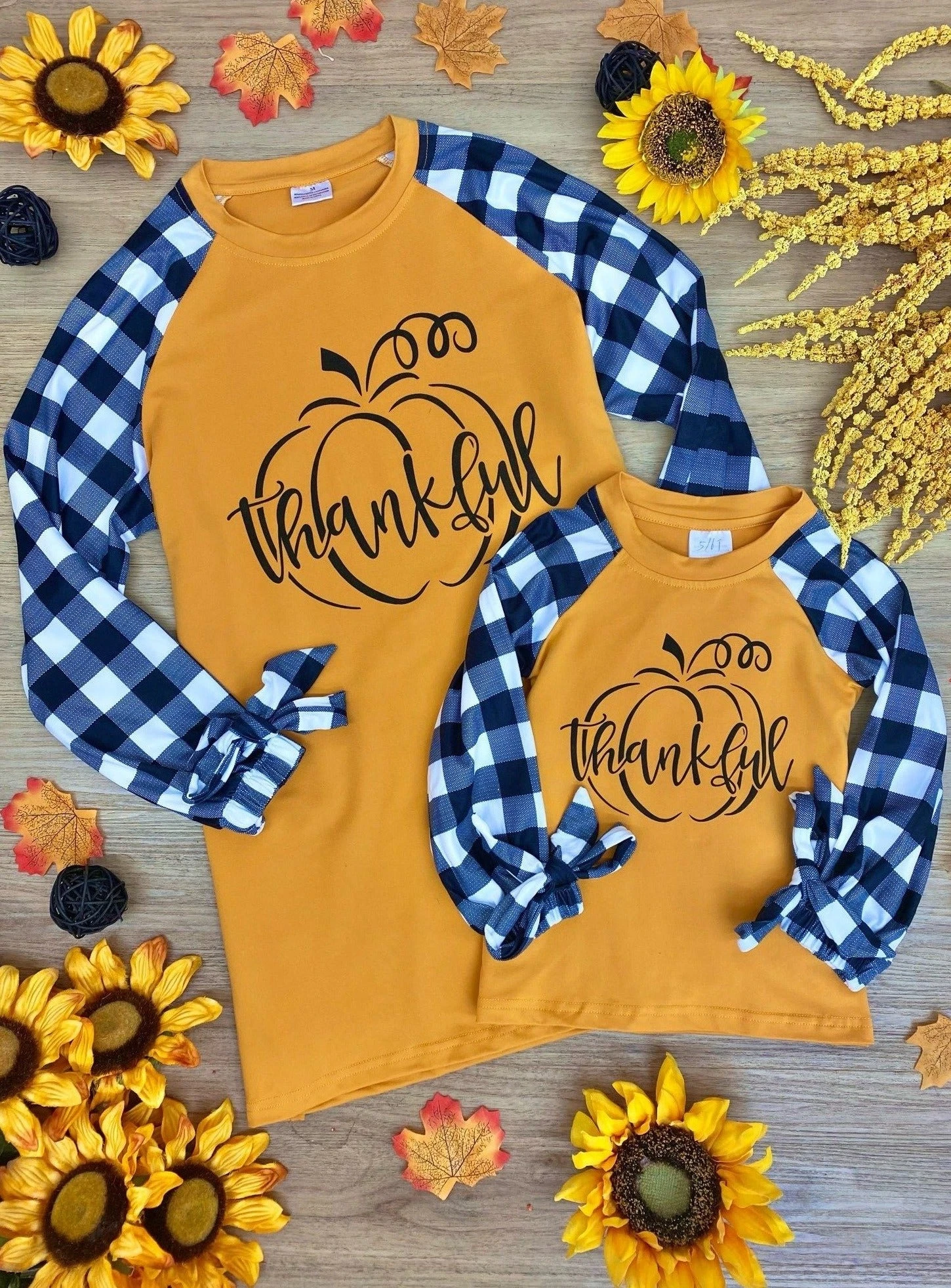 Mommy & Me Thankful Raglan Top 3 Mommy & Me Thankful Raglan Top - Image 3