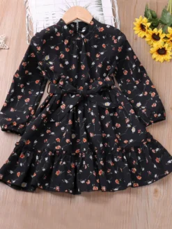 Petal Power Belted Floral Dress