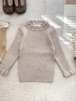 Looks So Sweet Ruffle Collar Knit Sweater 10 Looks So Sweet Ruffle Collar Knit Sweater -Kid's Apparel Sales 264f1dc5162440b1ac9af2086cce2b3c1d849c3cc17578274e37c1aeb3e4a9aef0
