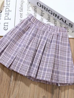 Live, Laugh, Love Hoodie & Pleated Tartan Skirt Set -Kid's Apparel Sales 27fbbd15d383984050cbf542fd840606