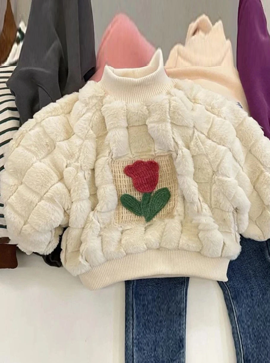 Snuggle Buddy Patchwork Oversized Sweater 1 Snuggle Buddy Patchwork Oversized Sweater