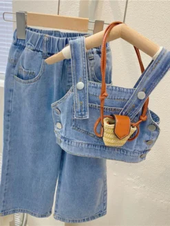 Simply Sweet Denim Pants Set