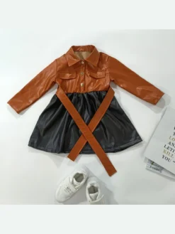 Faux Leather Belted Collard Dress -Kid's Apparel Sales 38Reizing 20for 20listings 20 202022 11 03T173007.253