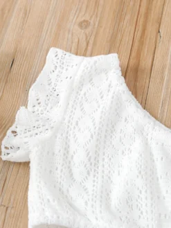 Ladylike Lace One Shoulder Crop Top & Skirt Set 9 Ladylike Lace One Shoulder Crop Top & Skirt Set -Kid's Apparel Sales 41dfed6ccfa30dc288f2bd553321e4a1