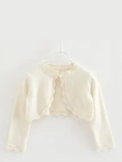Bolero Beauty Cable Knit Cardigan -Kid's Apparel Sales 64dddedd65568e1a6c183fd838c52ae8