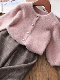 Plush & Pretty Fuzzy Knit Cardigan -Kid's Apparel Sales 74Reizing 20for 20listings 20 42