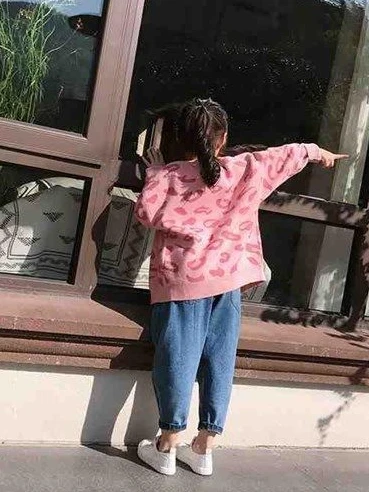 Lil' Leopard Lady Cardigan 4 Lil' Leopard Lady Cardigan - Image 4