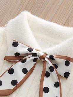 Dots & Bows Wool Sweater Dress -Kid's Apparel Sales 79d2b0a234244343ecda042f0aa08b61