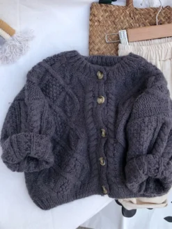 Cozy Fashion Statement Cable Knit Cardigan -Kid's Apparel Sales 9Reizing 20for 20listings 20 51