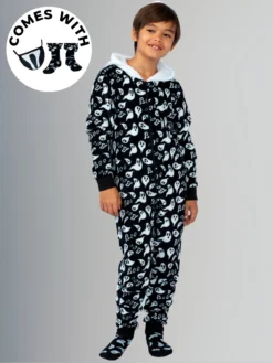 Family Matching Boo-tiful Hoodie Onesie Pajamas Set -Kid's Apparel Sales 9 0d245ed4 cd66 458b 9ef4 624eb938e6a9