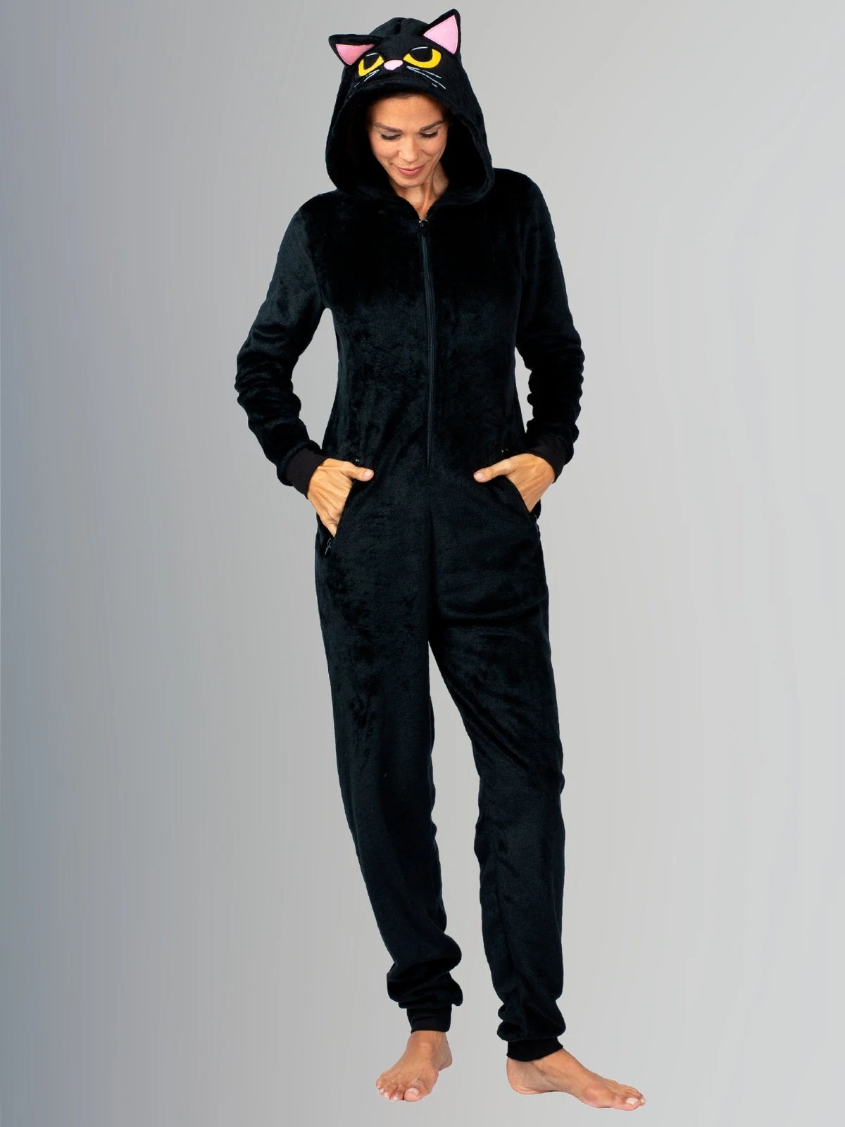 Mommy & Me Cute Kitty Hooded Onesie Pajamas 6 Mommy & Me Cute Kitty Hooded Onesie Pajamas - Image 6