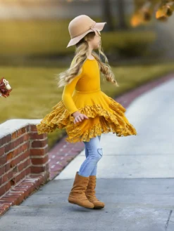 Style Queen Marigold Tunic Dress -Kid's Apparel Sales AUG12TOP1M 13
