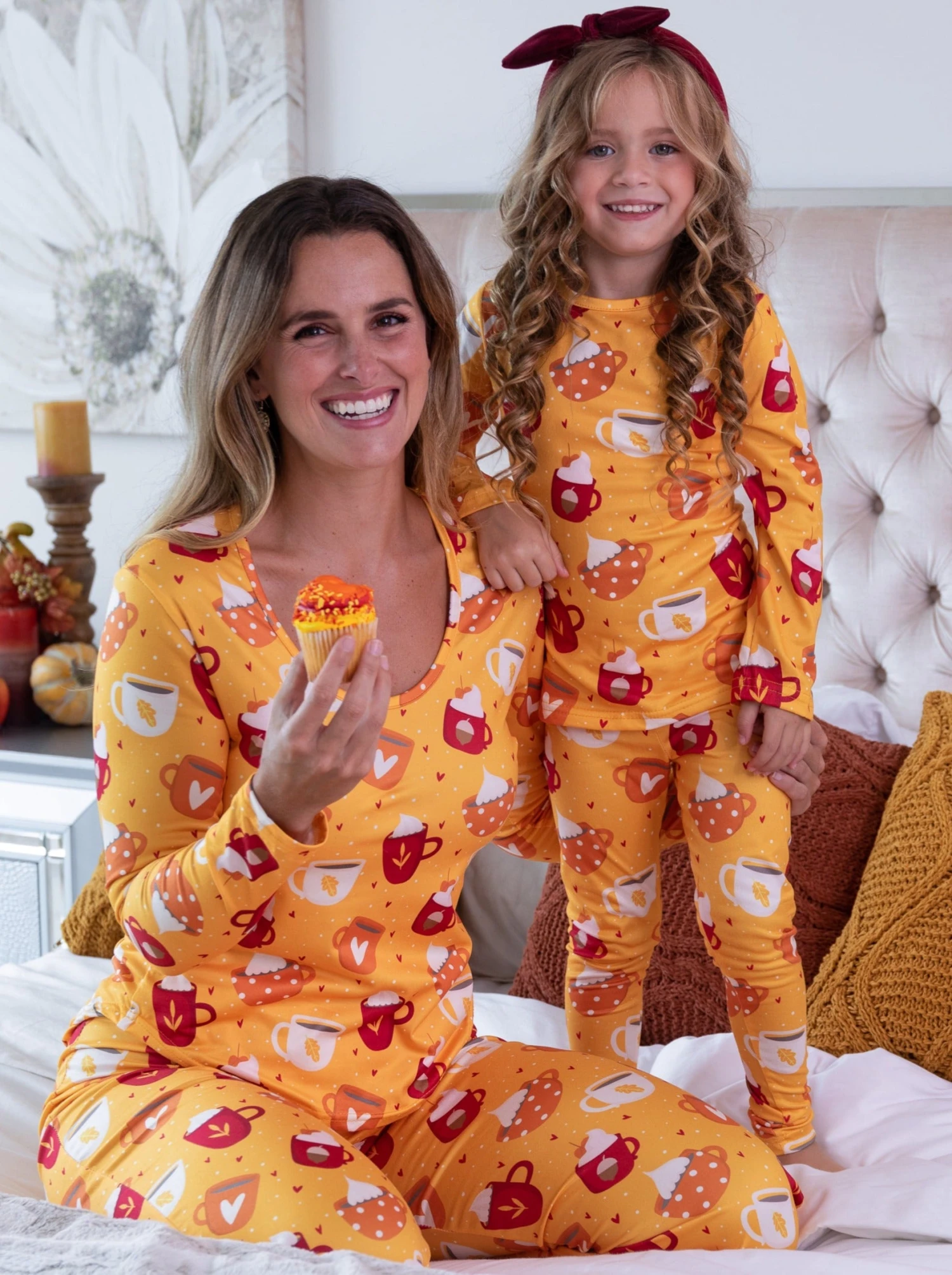 Mommy & Me Spicy Latte Pajama Set 3 Mommy & Me Spicy Latte Pajama Set - Image 3