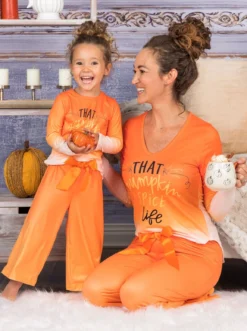 Mommy & Me That Pumpkin Spice Life Pajama Set
