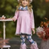 Forest Friends Tunic, Legging & Scarf Set