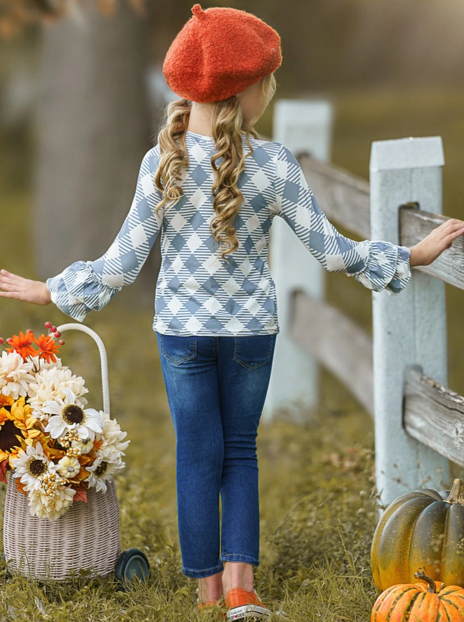 But First, Pumpkin Spice Patched Jeans Set 7 But First, Pumpkin Spice Patched Jeans Set - Image 7