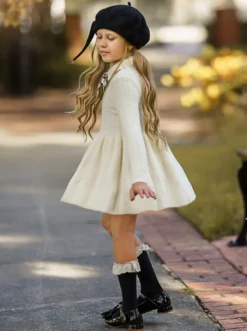 Dots & Bows Wool Sweater Dress -Kid's Apparel Sales DSC01447 edited Pixlr
