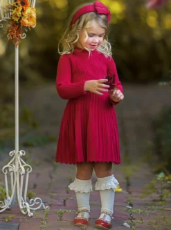 Prim & Proper Pleated Sweater Dress -Kid's Apparel Sales DSC02196 edited Pixlr