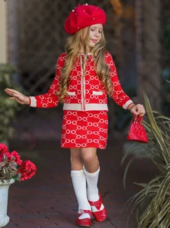 Future Leader Classy Cardigan & Skirt Set 9 Future Leader Classy Cardigan & Skirt Set -Kid's Apparel Sales DSC025041