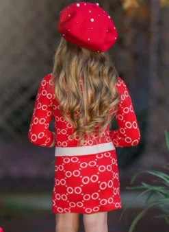 Future Leader Classy Cardigan & Skirt Set 11 Future Leader Classy Cardigan & Skirt Set -Kid's Apparel Sales DSC025111