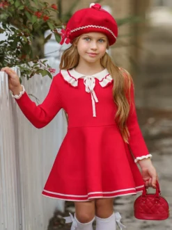 Little Socialite Collared Sweater Dress 10 Little Socialite Collared Sweater Dress -Kid's Apparel Sales DSC03077