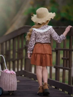 Rodeo Diva Leopard Print Skirt Set -Kid's Apparel Sales DSC09480