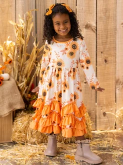 You Autumn Know Floral Tiered Ruffle Dress -Kid's Apparel Sales FALL12DR13CAYSF 8 scaled