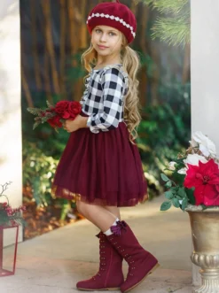 Style Is Eternal Ruffled Tutu Dress -Kid's Apparel Sales FALL12DR17CABWB 1