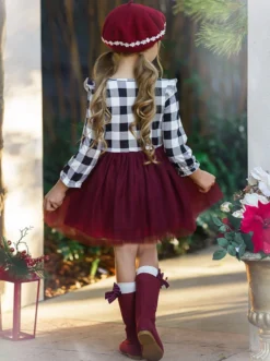 Style Is Eternal Ruffled Tutu Dress -Kid's Apparel Sales FALL12DR17CABWB 4
