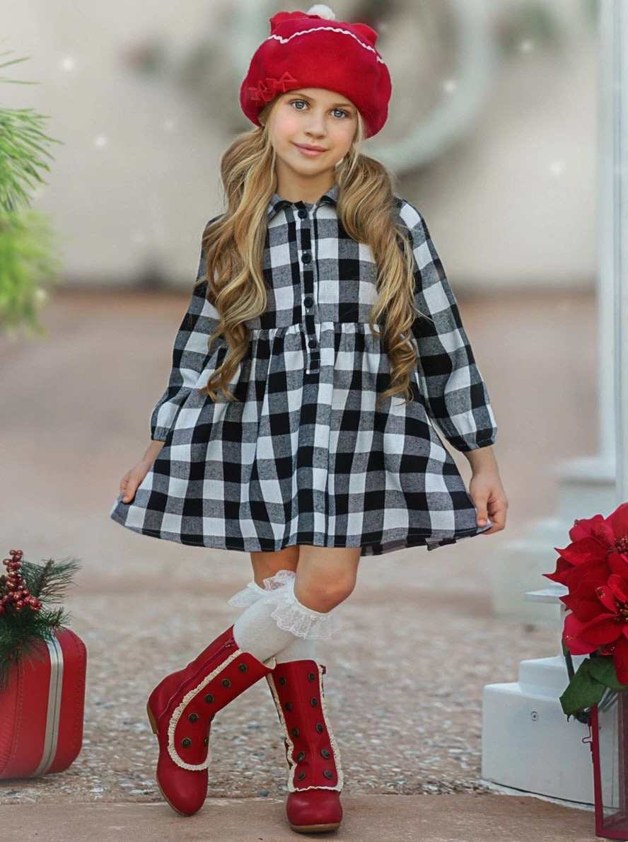 Plaid Fabulous Collared Dress 2 Plaid Fabulous Collared Dress - Image 2