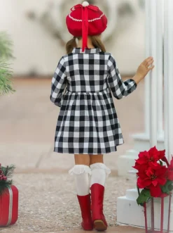 Plaid Fabulous Collared Dress 10 Plaid Fabulous Collared Dress -Kid's Apparel Sales FALL12DR3CABWP 3