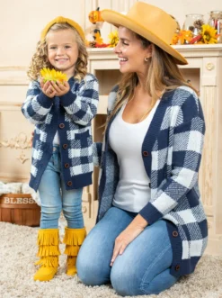 Mommy & Me Falling Leaves Oversized Cardigans 7 Mommy & Me Falling Leaves Oversized Cardigans -Kid's Apparel Sales FALL12OUT5CANP 4 scaled