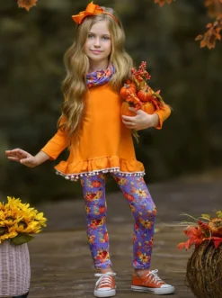 Carve Out Some Fun Tunic, Legging & Scarf Set