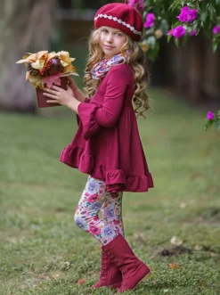 Fall-ishous Flowers Tunic, Leggings & Scarf Set 10 Fall-ishous Flowers Tunic, Leggings & Scarf Set -Kid's Apparel Sales FALL12SET17CABFL 1 bbcc4689 83f5 455a a025 8bece951ae96