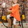 Fall-ishous Tunic, Floral Leggings & Scarf Set