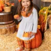 Love Pumpkins Tunic, Plaid Leggings & Scarf Set