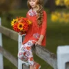 Pumpkin Everything Tunic, Leggings & Scarf Set