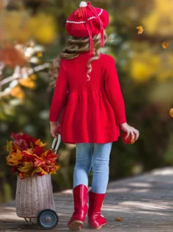 Cozy Weather Cherry Knit Tunic Sweater -Kid's Apparel Sales FALL12TOP8CAR 1 3d8fed0b ec2d 4eac 990b 716ec575a77e
