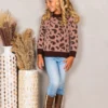 Fierce Fuzzy Leopard Sweater