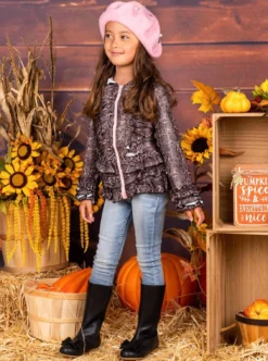 Fashion Snakement Tiered Ruffled Hoodie -Kid's Apparel Sales FALL20OUT7CABPS 7 231669b3 9455 4ee0 835b 7ce6b79eab3c