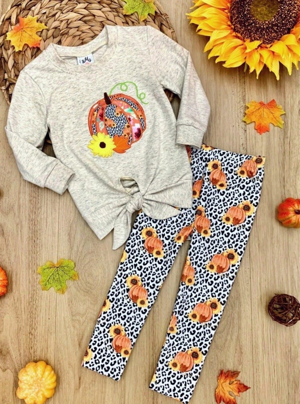 Pumpkinlicious Leopard Legging Set 3 Pumpkinlicious Leopard Legging Set - Image 3