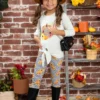 Pumpkinlicious Leopard Legging Set