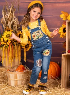 I Pick You Patched Overall Jeans Set -Kid's Apparel Sales FALL20SET39CAWDS 5