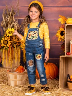 I Pick You Patched Overall Jeans Set -Kid's Apparel Sales FALL20SET39CAWDS 7