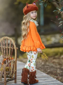 Fall Frolic Tunic, Legging & Scarf Set -Kid's Apparel Sales FALL91SET34CAOGW 1 35a788a0 47ec 498c 8cf3 4e8e505bdc50