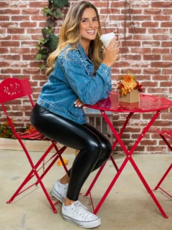 Mommy & Me Must Have Pearls Denim Jacket -Kid's Apparel Sales FALLOUT23DSBPMOM 2 28441c3f 578e 497c a7c4 58e93c7031ec