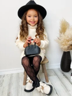 Apple Picking Mock Neck Sweater Dress 13 Apple Picking Mock Neck Sweater Dress -Kid's Apparel Sales GFDRB009 White 3 scaled