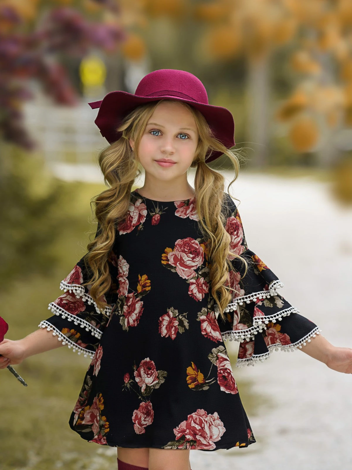 Dark & Lovely Tiered Sleeve Floral Miya Dress 4 Dark & Lovely Tiered Sleeve Floral Miya Dress - Image 4