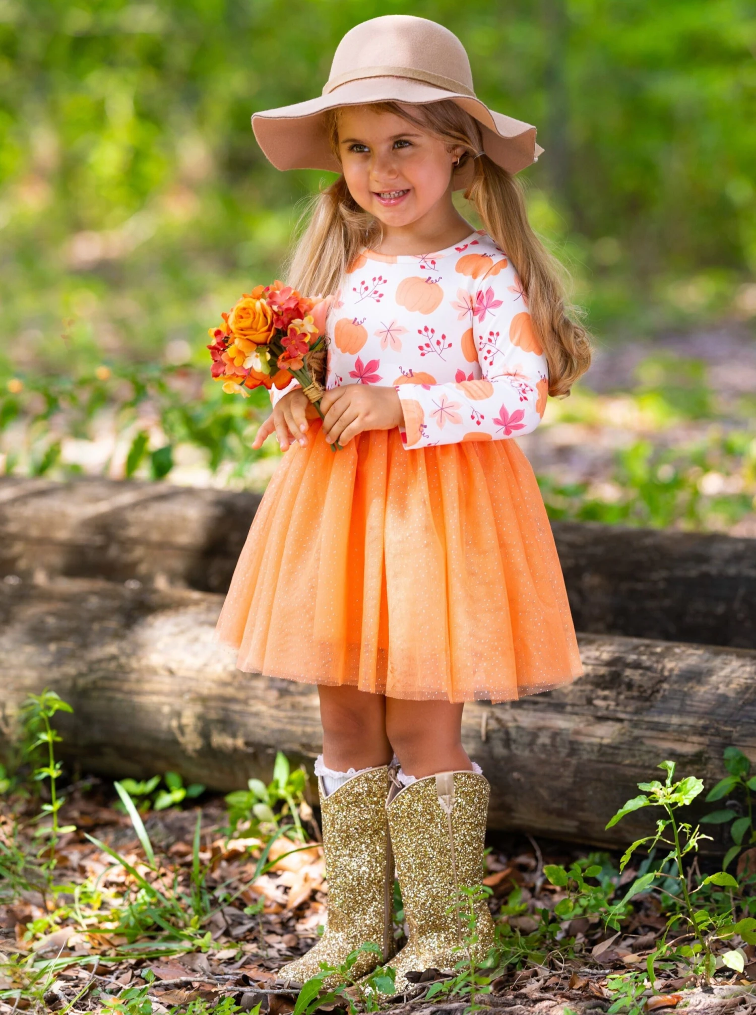 The Best Pick Pumpkin Print Tutu Dress 3 The Best Pick Pumpkin Print Tutu Dress - Image 3